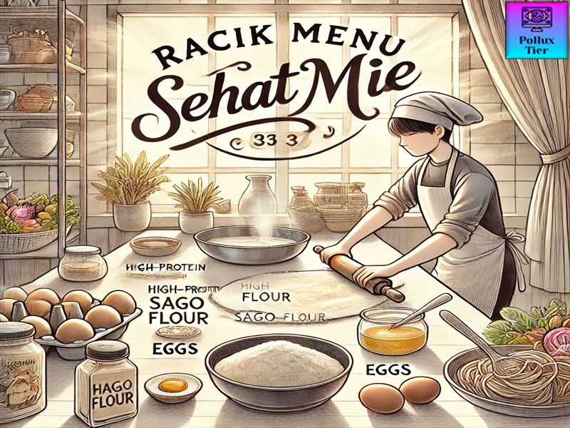 Racik Menu Sehat Mie: Membuat Mie Tanpa Kimia Ala Polluxtier