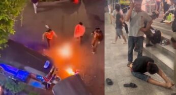 Dua Turis Malaysia Dibakar di Bangkok