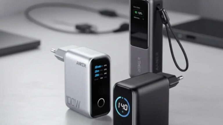Anker Rilis Charger 100 Watt dengan Layar Mungil, Bisa Pantau Daya dan Suhu Real-time