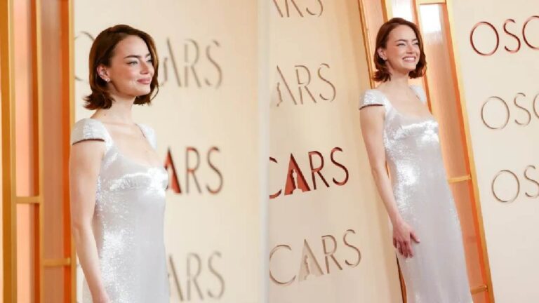 Gaun Louis Vuitton Emma Stone di Oscar 2026: Elegansi Sederhana yang Memesona