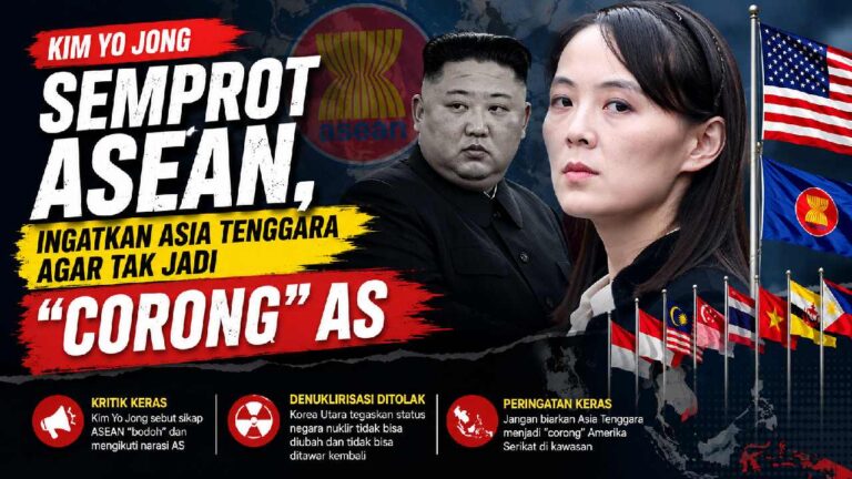 Adik Kim Jong Un Kecam ASEAN, Peringatkan Asia Tenggara agar Tidak Menjadi "Corong" Amerika Serikat