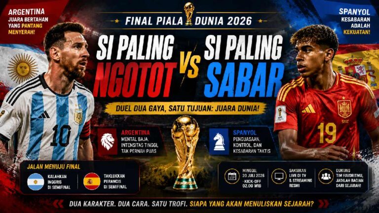 Final Piala Dunia 2026: Duel Mental Baja Argentina Melawan Kesabaran Taktis Spanyol