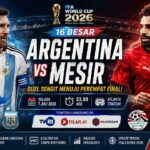 Link Live Streaming Argentina vs Mesir 16 Besar Piala Dunia 2026, Duel Sengit Penentu Tiket Perempat Final
