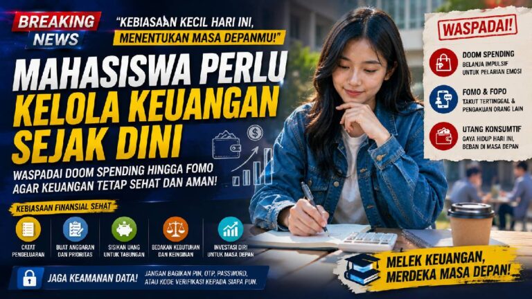 Mahasiswa Perlu Kelola Keuangan Sejak Dini agar Terhindar dari Doom Spending dan FOMO
