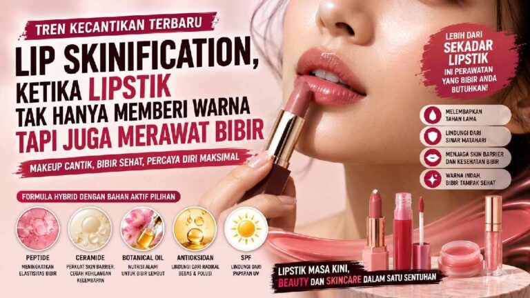 Tren Lip Skinification, Saat Lipstik Tak Lagi Sekadar Mempercantik tetapi Juga Menutrisi Bibir