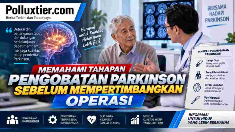 Memahami Tahapan Pengobatan Parkinson Sebelum Mempertimbangkan Operasi