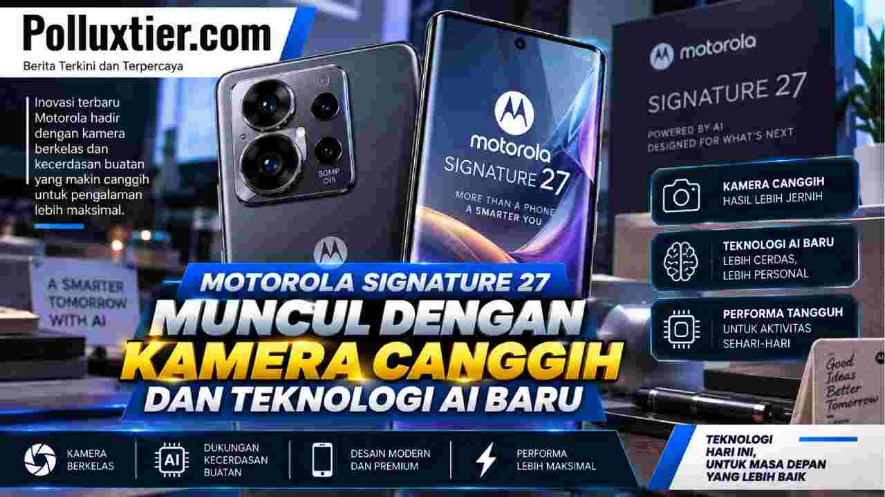 Motorola Signature 27 Muncul dengan Kamera Canggih dan Teknologi AI Baru