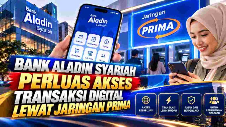 Bank Aladin Syariah Perluas Transaksi Digital Lewat Jaringan PRIMA