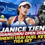 Janice Tjen Guangzhou Open 2026 Terhenti Usai Duel Ketat Tiga Set